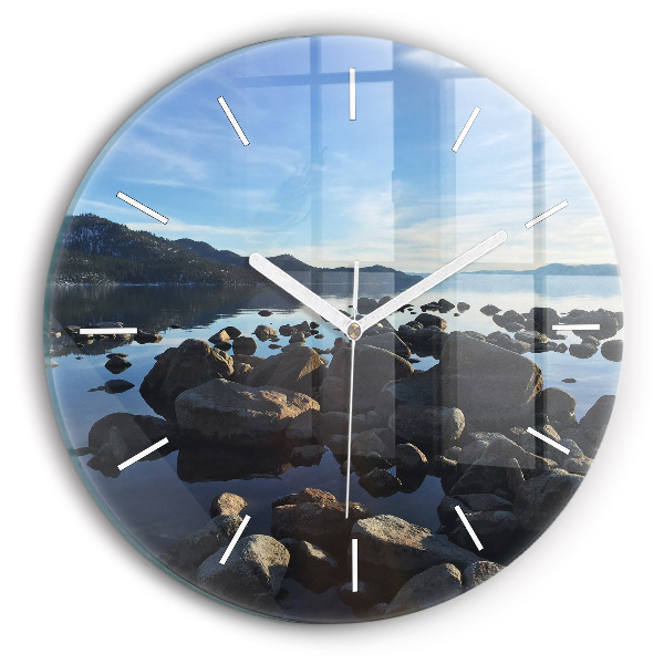 Horloge ronde murale Vue sur la mer