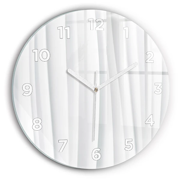 Horloge ronde murale Texture de vagues