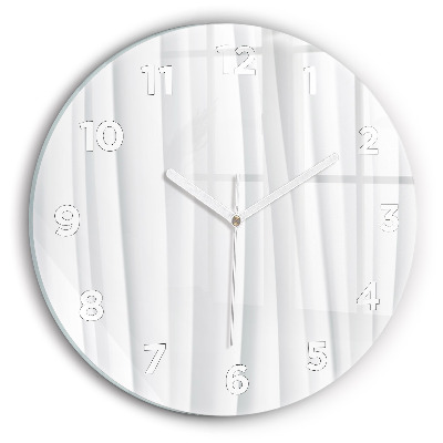 Horloge ronde murale Texture de vagues