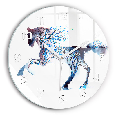 Horloge ronde murale Nature de l'animal