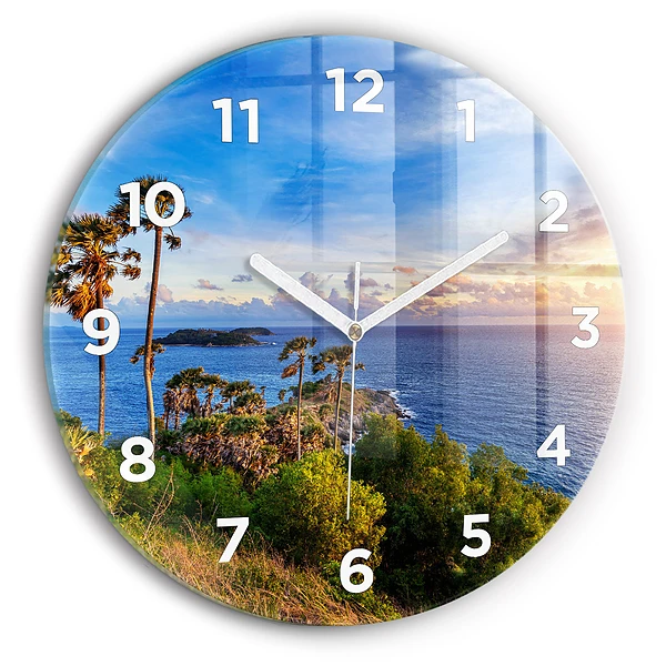 Horloge ronde Phuket en Thaïlande