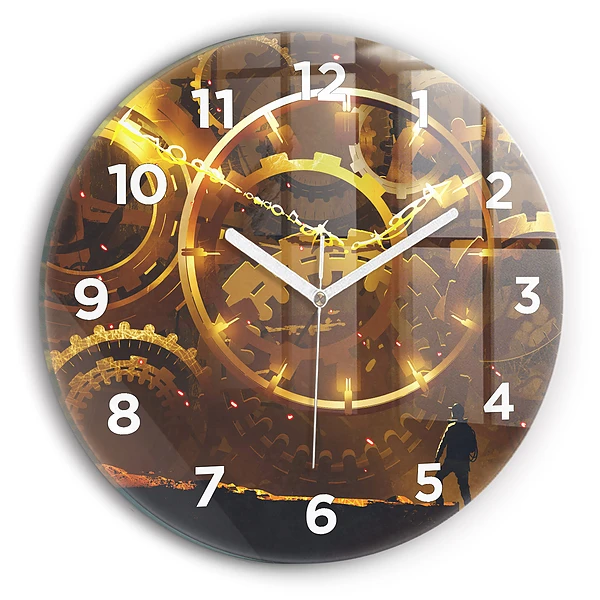 Pendule murale ronde Temps - Mécanisme