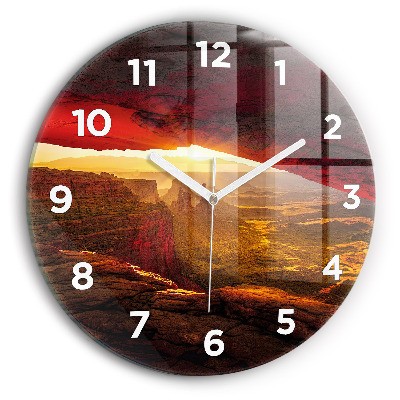 Horloge ronde Grand Canyon en Arizona