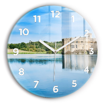 Horloge ronde murale Château de Leeds