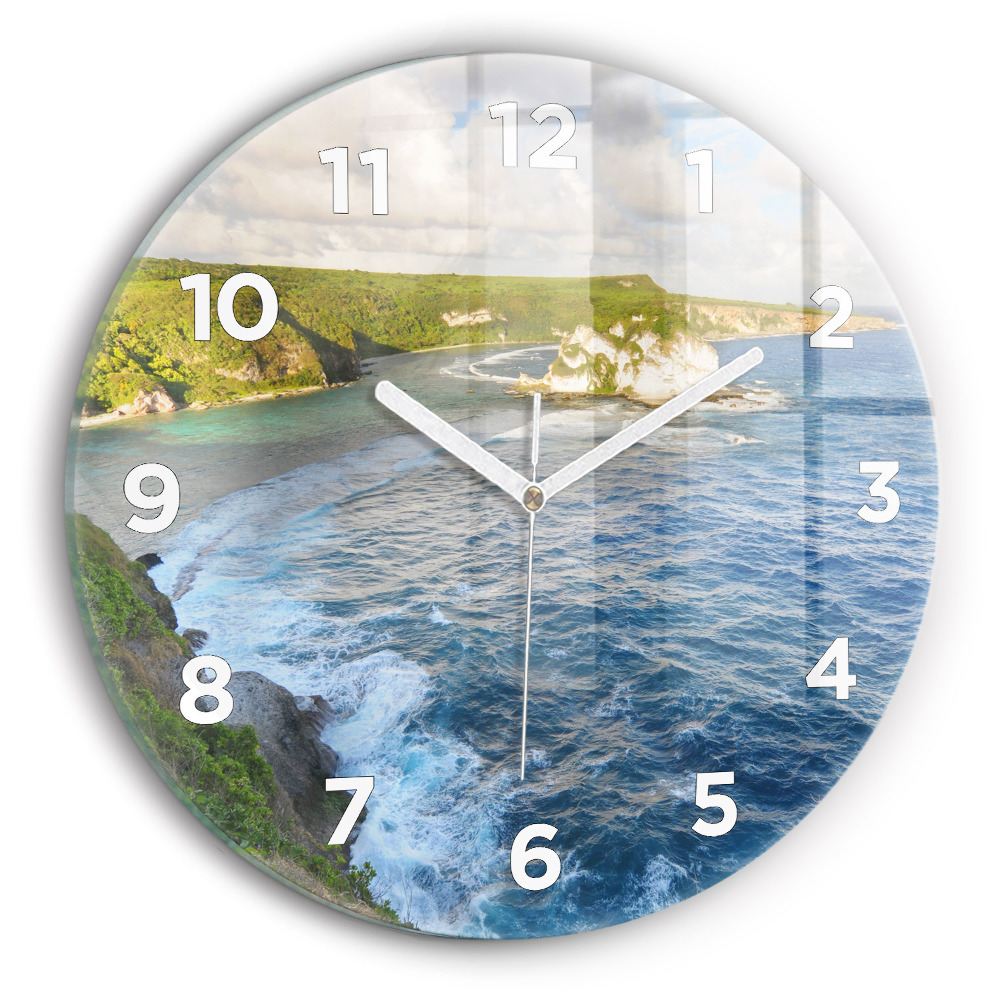 Horloge ronde Côte océanique