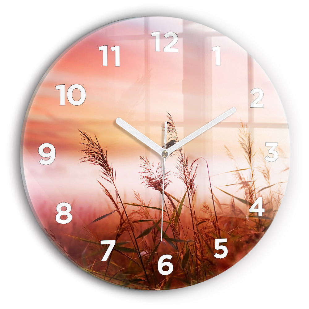 Horloge ronde Matin brumeux