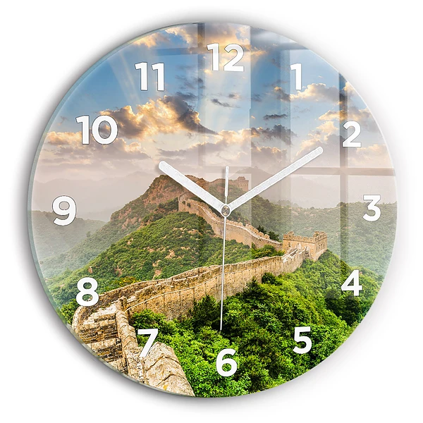 Horloge ronde Grande Muraille de Chine