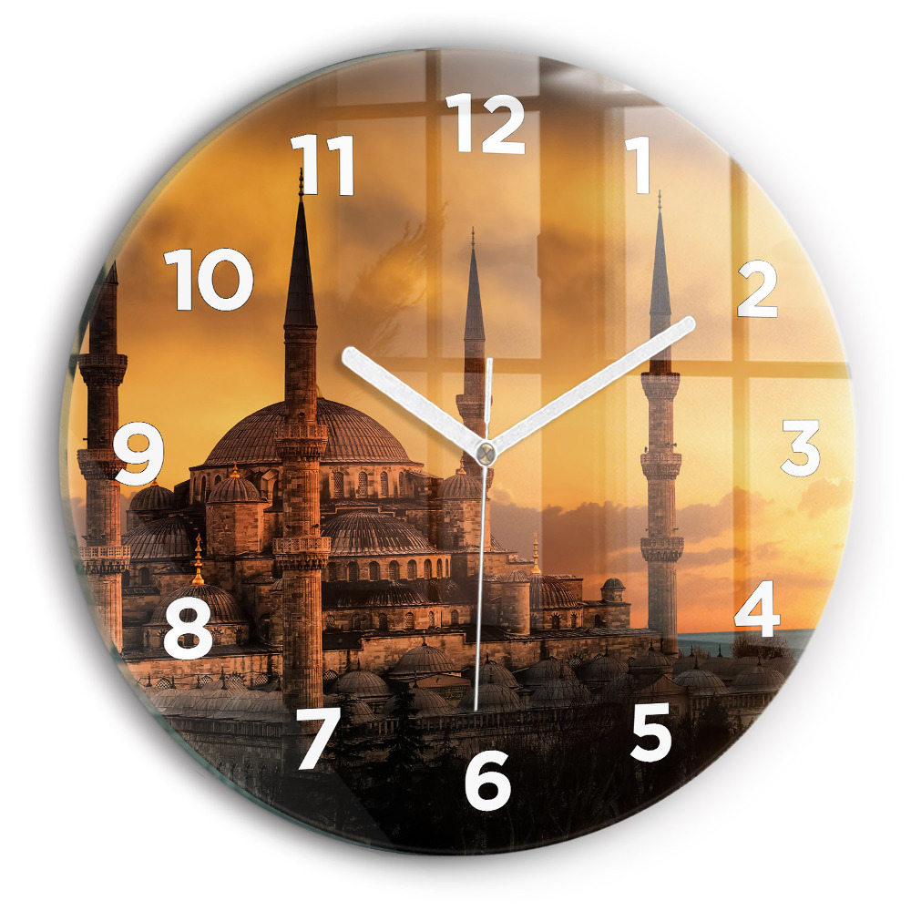 Horloge ronde murale Mosquée d'Istanbul