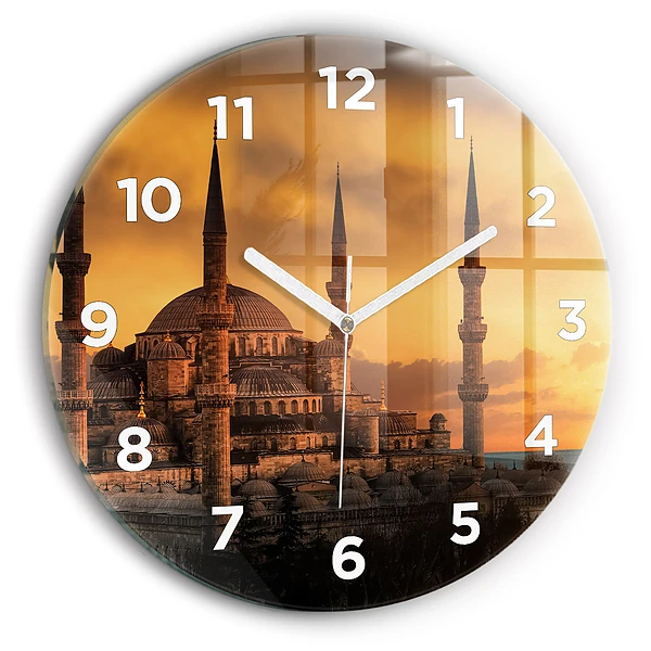 Horloge ronde murale Mosquée d'Istanbul