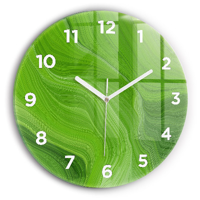 Horloge ronde murale Vagues modernes