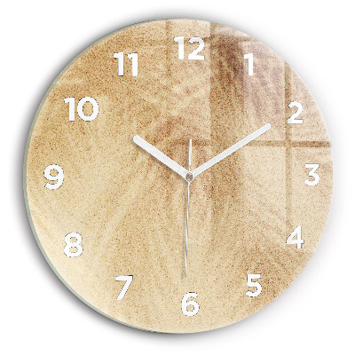 Horloge ronde Abstraction or