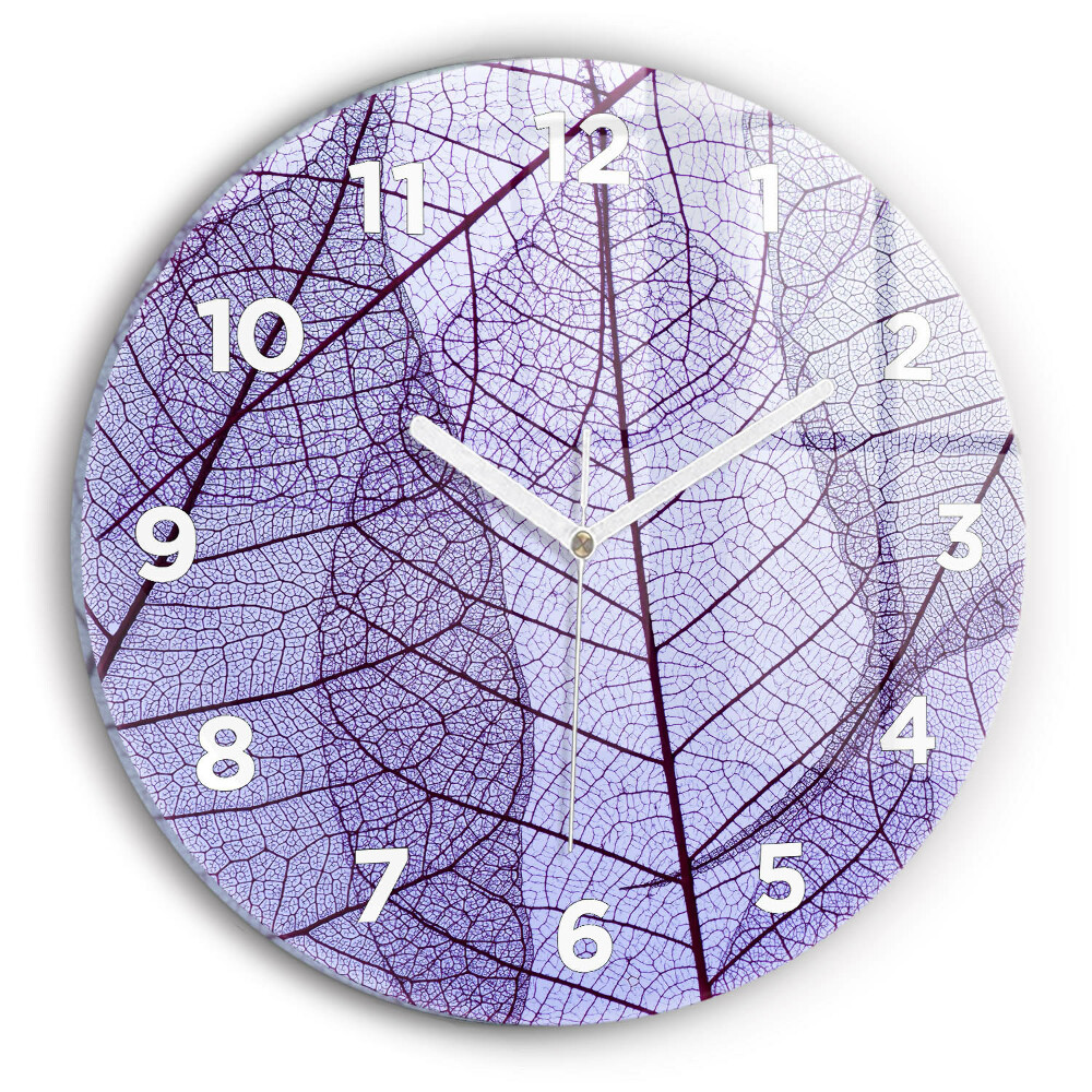 Pendule murale ronde Feuilles - nature