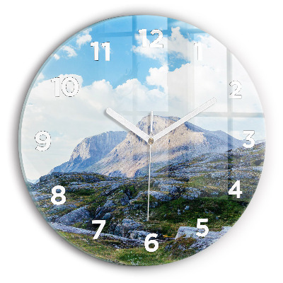 Horloge ronde Paysage rocheux
