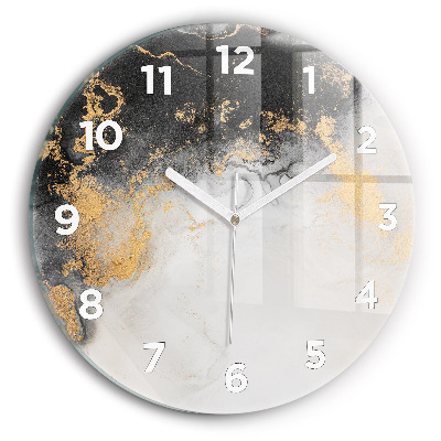 Horloge ronde Marbre artistique