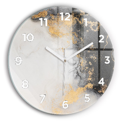 Horloge ronde murale Marbre artistique