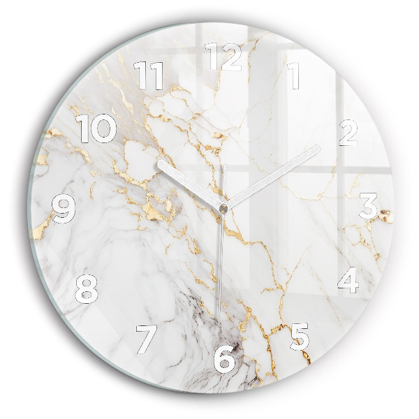 Horloge ronde Marbre décoratif