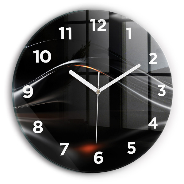 Horloge ronde Abstrait