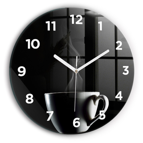 Horloge ronde Tasse de café