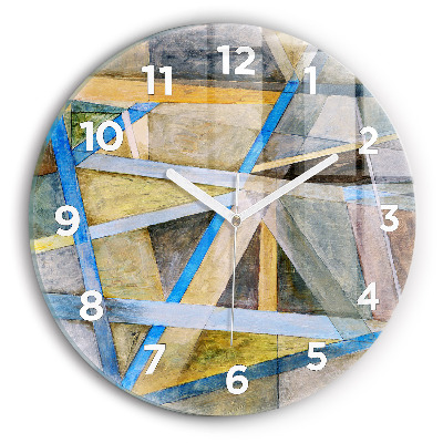 Horloge ronde murale Peinture impressionniste