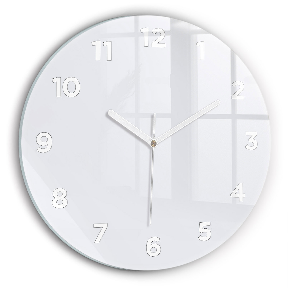 Horloge ronde Blanc