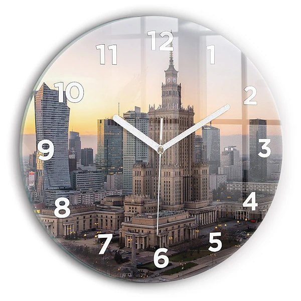 Horloge ronde Panorama de Varsovie
