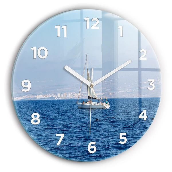 Pendule murale ronde Yacht à Tenerife
