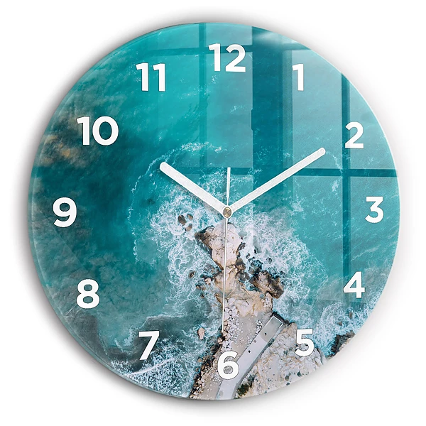 Horloge ronde murale Fjords de la Costa Blanca