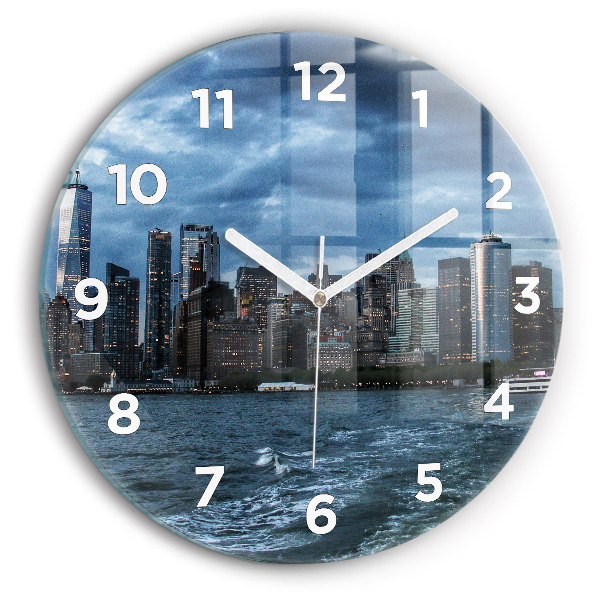 Horloge ronde Panorama New York