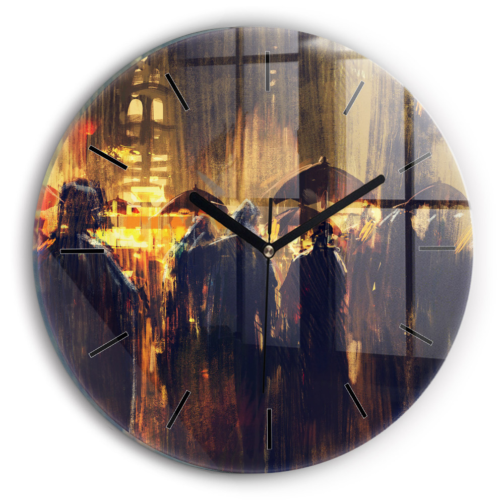Impressionnisme dans le marché de l'art Horloge ronde en verre