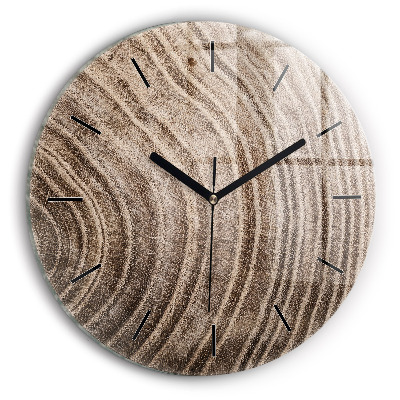 Tronc d'arbre Horloge ronde