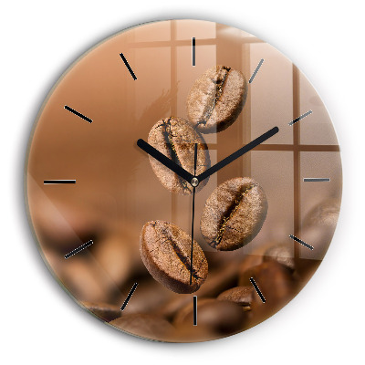 Couleurs abstraites Pendule murale ronde