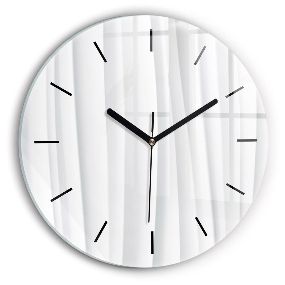 Texture de vagues Horloge ronde murale