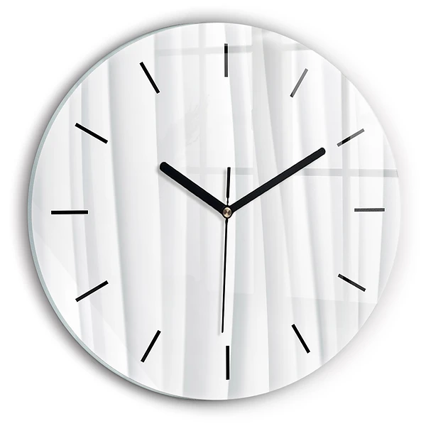 Texture de vagues Horloge ronde murale