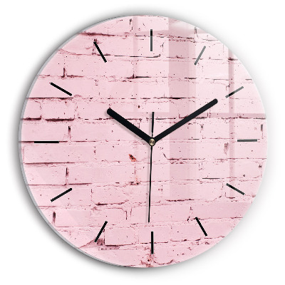 Mur de briques Horloge ronde