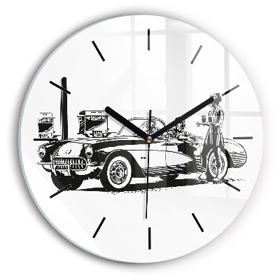 Illustration rétro Horloge ronde