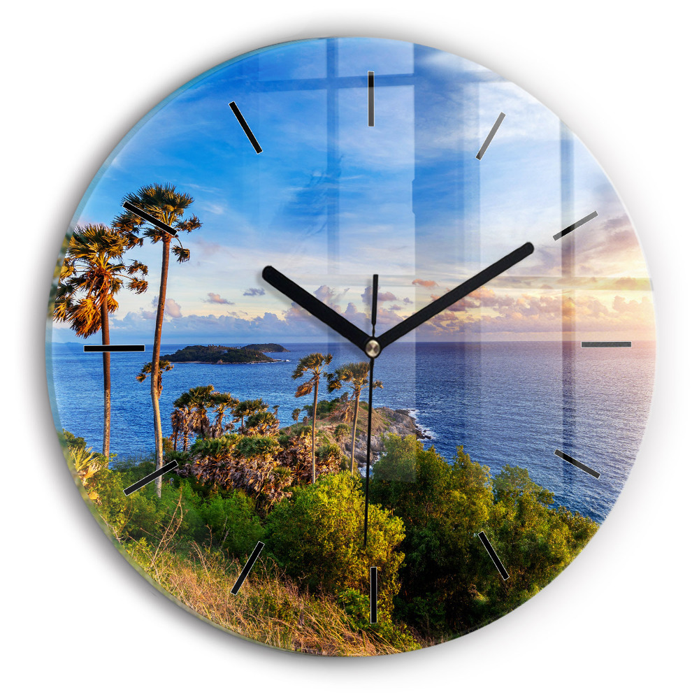 Phuket en Thaïlande Horloge ronde