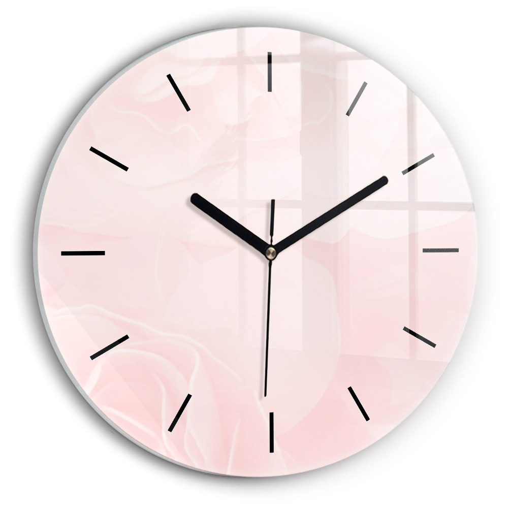 Roses Horloge ronde murale