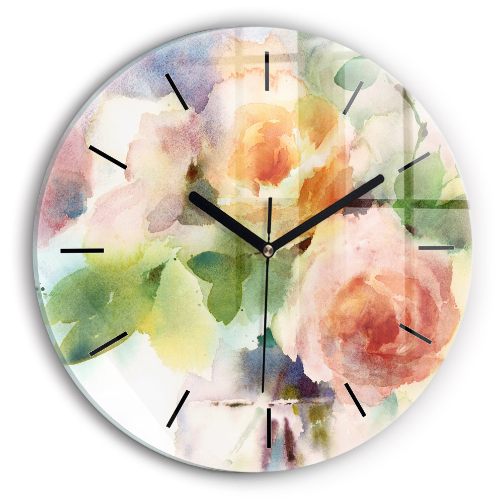 Visualisation de la nature Horloge ronde murale