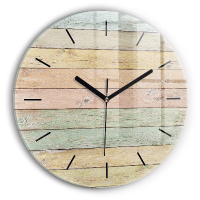 Tableaux colorés Horloge ronde