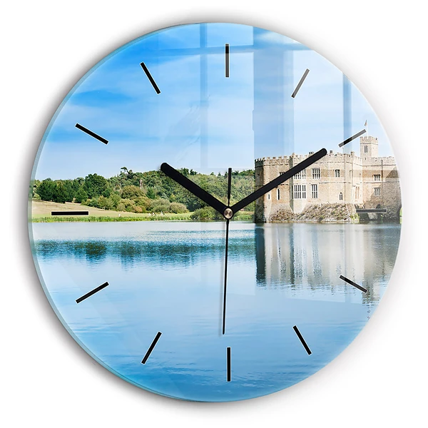 Château de Leeds Horloge ronde murale