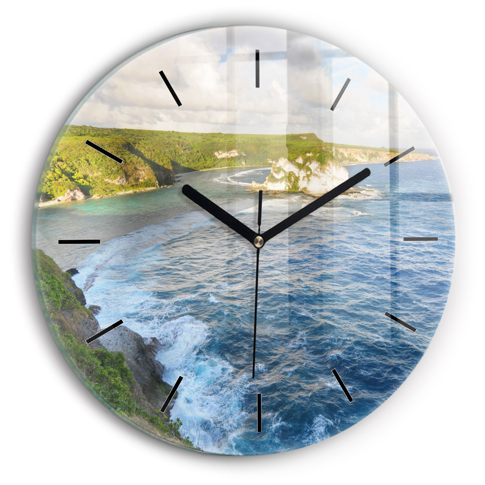 Côte océanique Horloge ronde