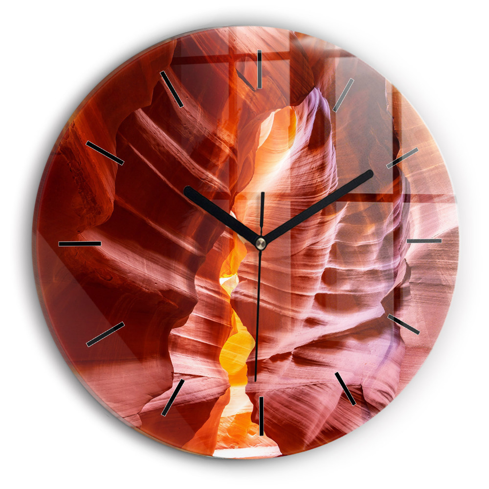 Canyon de sable Pendule murale ronde