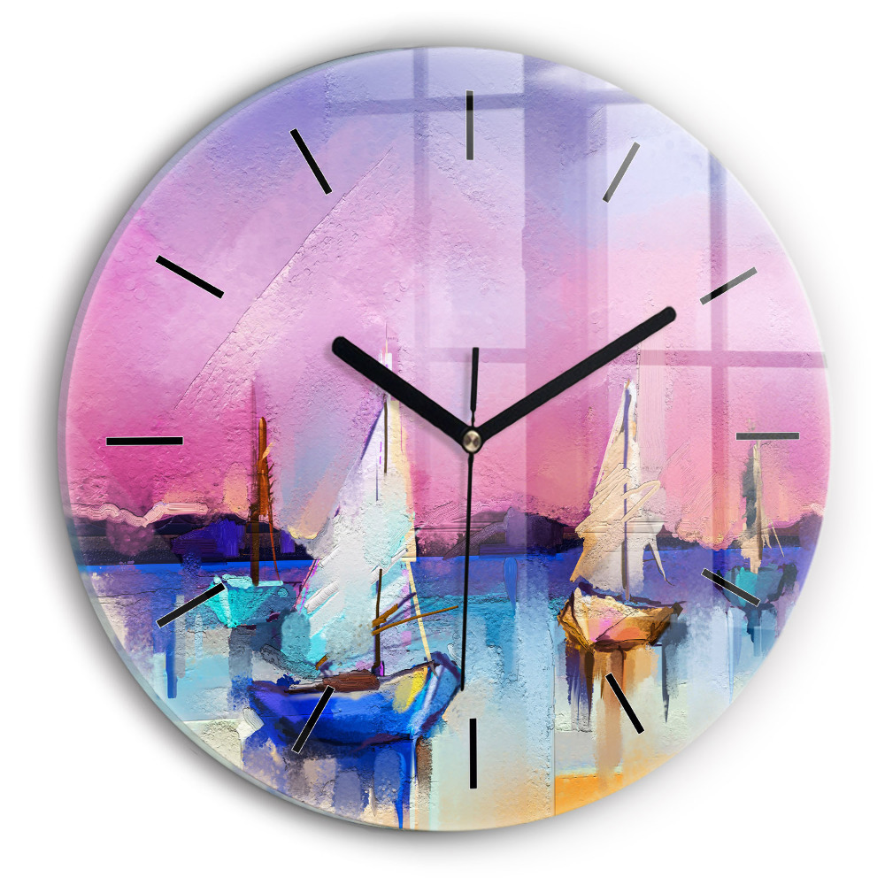 Paysage marin Horloge ronde