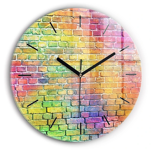 Mur peint Pendule murale ronde
