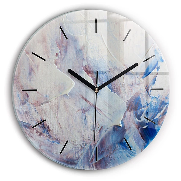 Texture de peinture abstraite Pendule murale ronde