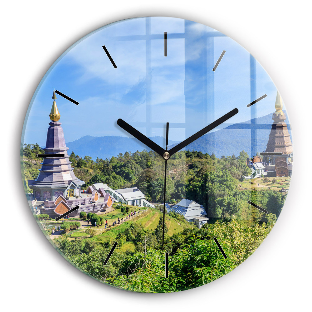 Parc national de Chiang Mai Pendule murale ronde