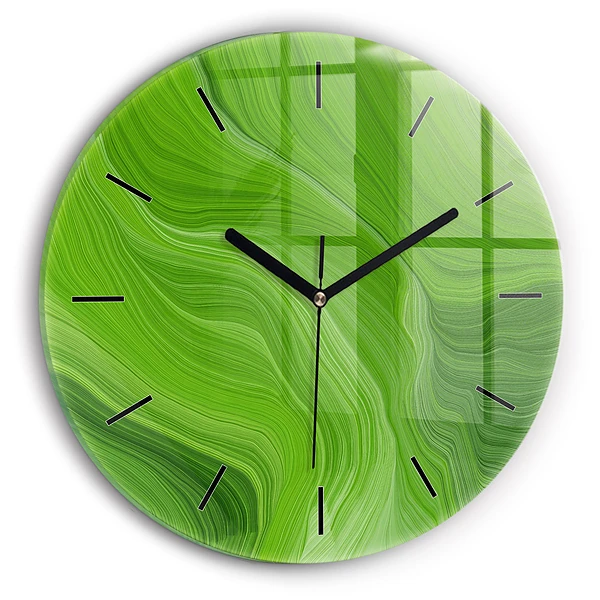 Vagues modernes Horloge ronde murale