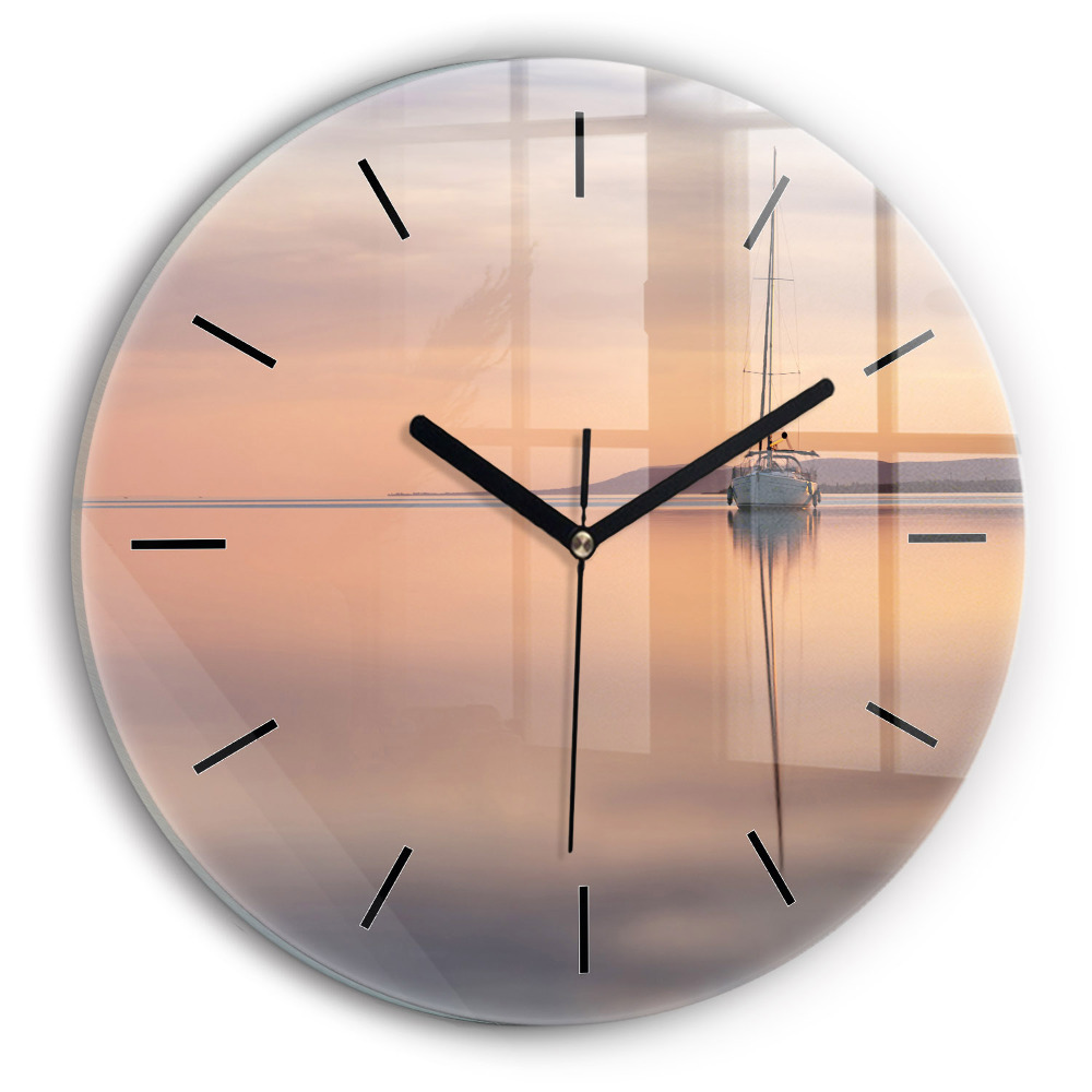 Lac Balaton USA Horloge ronde murale