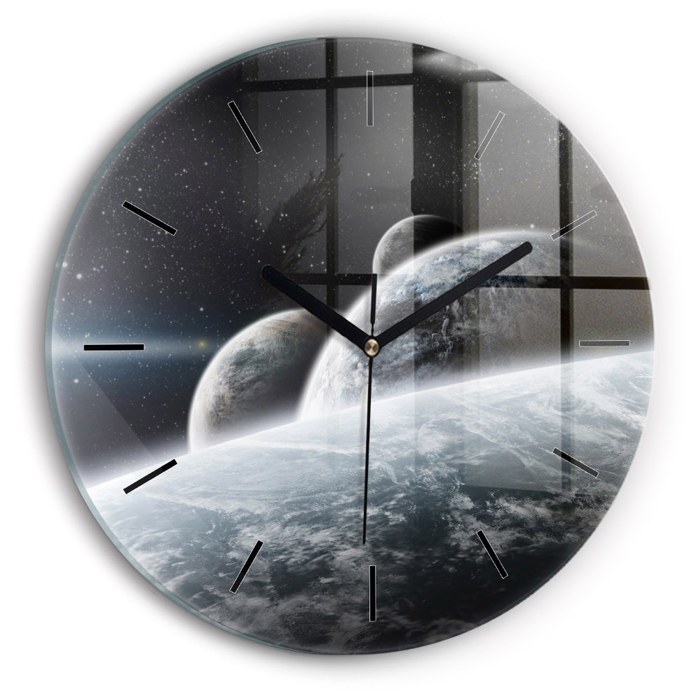 Cosmos et planètes Horloge ronde