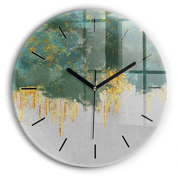 Motif décoratif Horloge ronde en verre